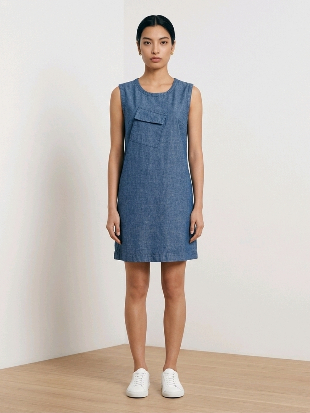 Kate Spade Saturday Denim Dress Shift Medium Wash Size Medium